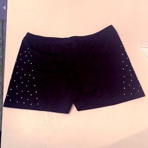 Royal Smeela Black Rhinestone Dance Pants - NEW